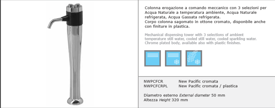 colonnina frigogasatore