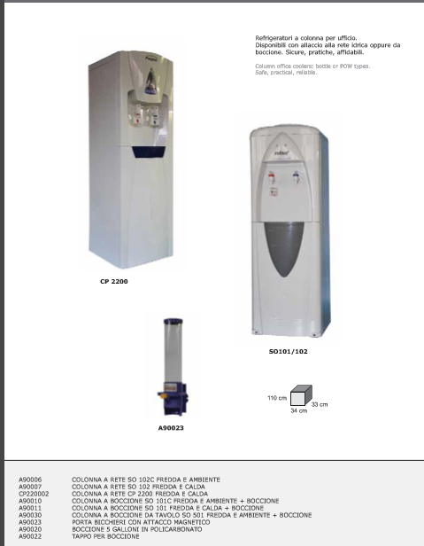 colonnina per ufficio